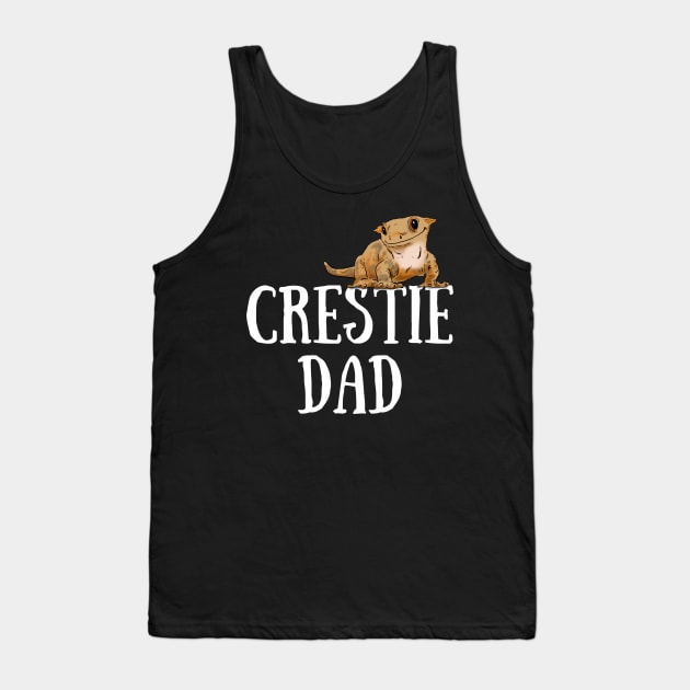 Crested Gecko Dad, Crested Gecko Guy, Gecko Lover Tank Top by sockdogs